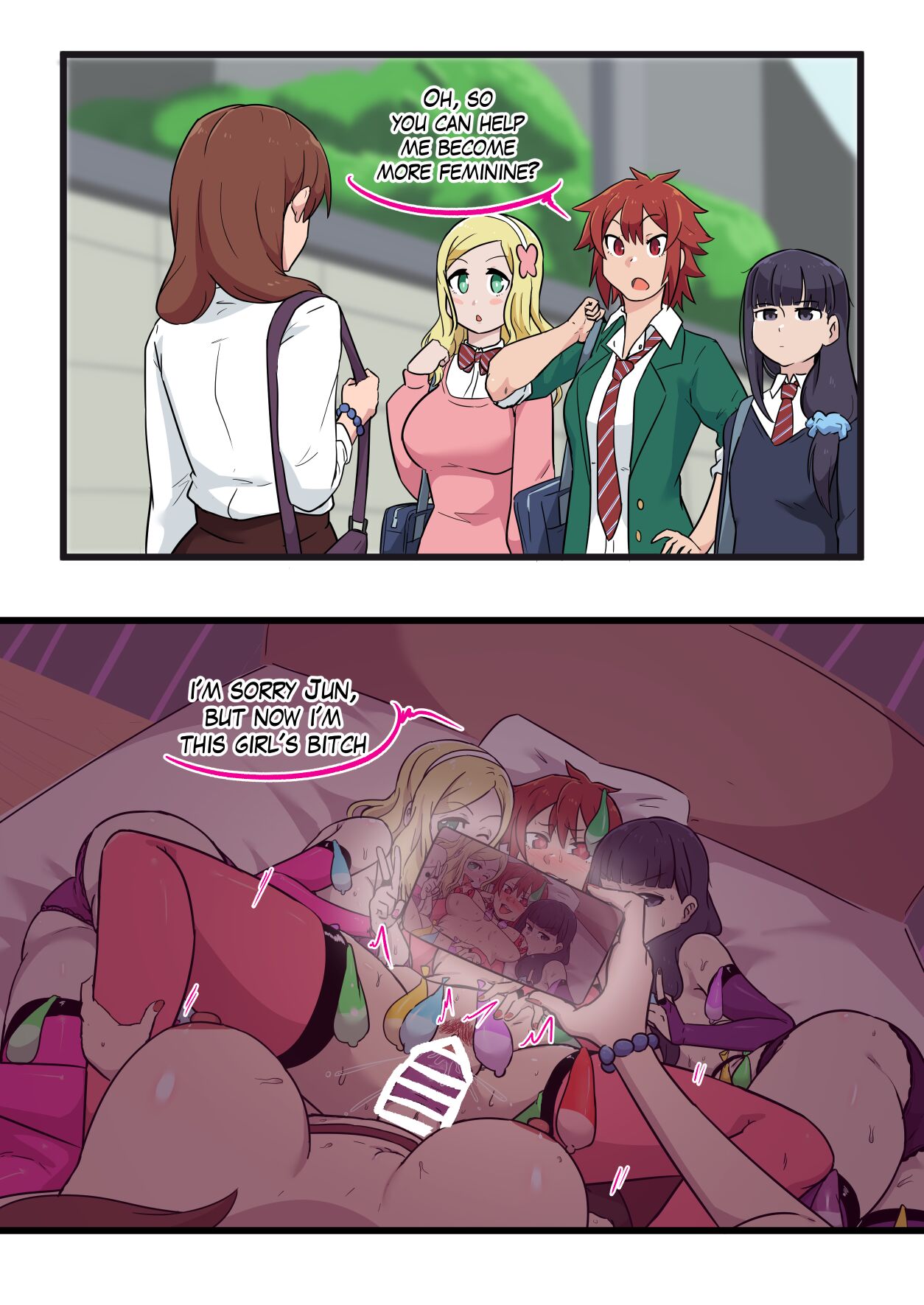 Tomo-chan is a bitch page 1 full