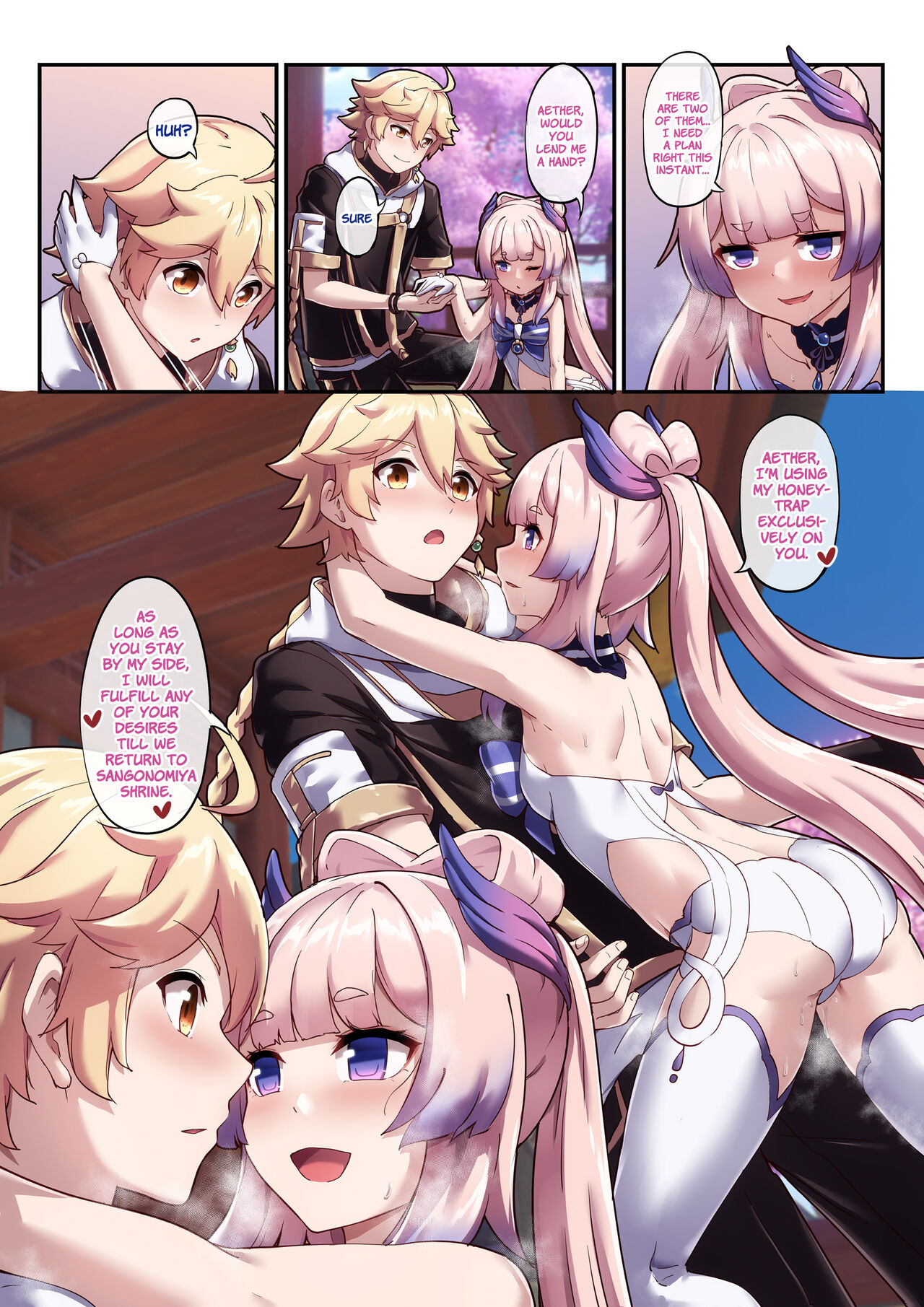 Kokomi and Miko ~ Love is war page 10 full