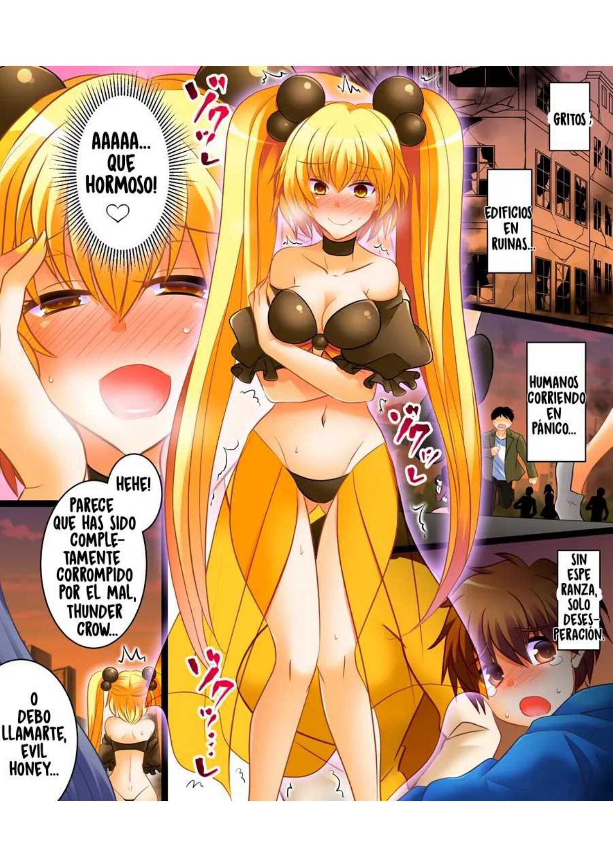Seigi no Jinrai Thunder Crow ~Aku no Shimai no Imouto e to Ochiru Hero~ page 8 full