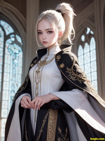 Royal princess fashion portrait cover