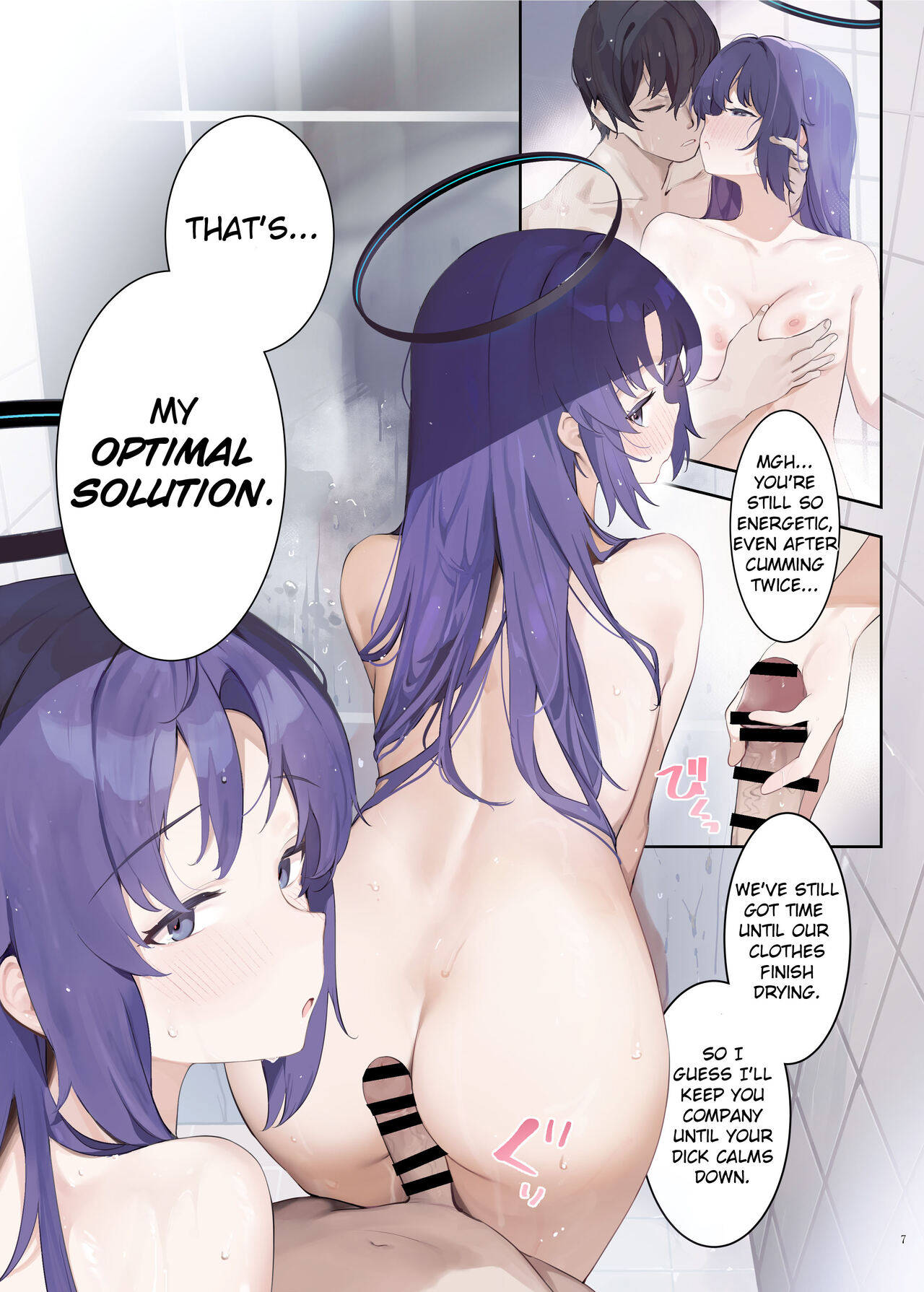 Ero Archive -BlueArch Icha Love Ero Goudou- page 8 full