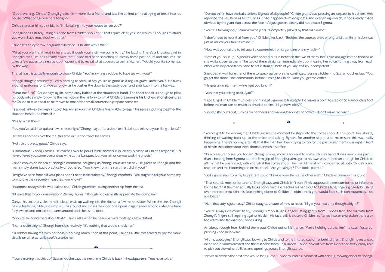 Resonant Zine / Raging Tides zine – Genshin Impact page 8 full