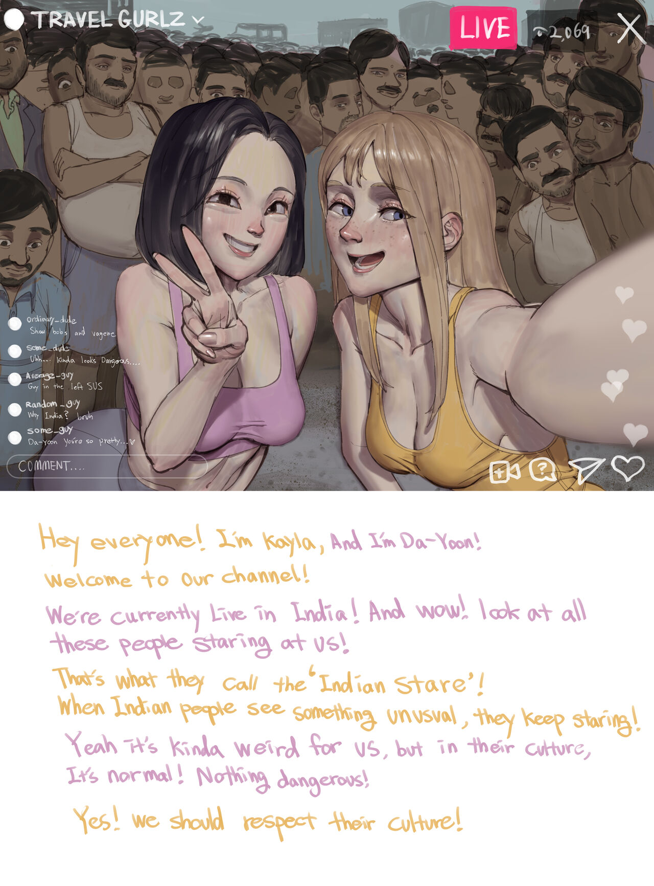 Travel Gurlz - Kayla &amp; Da-Yoon page 1 full