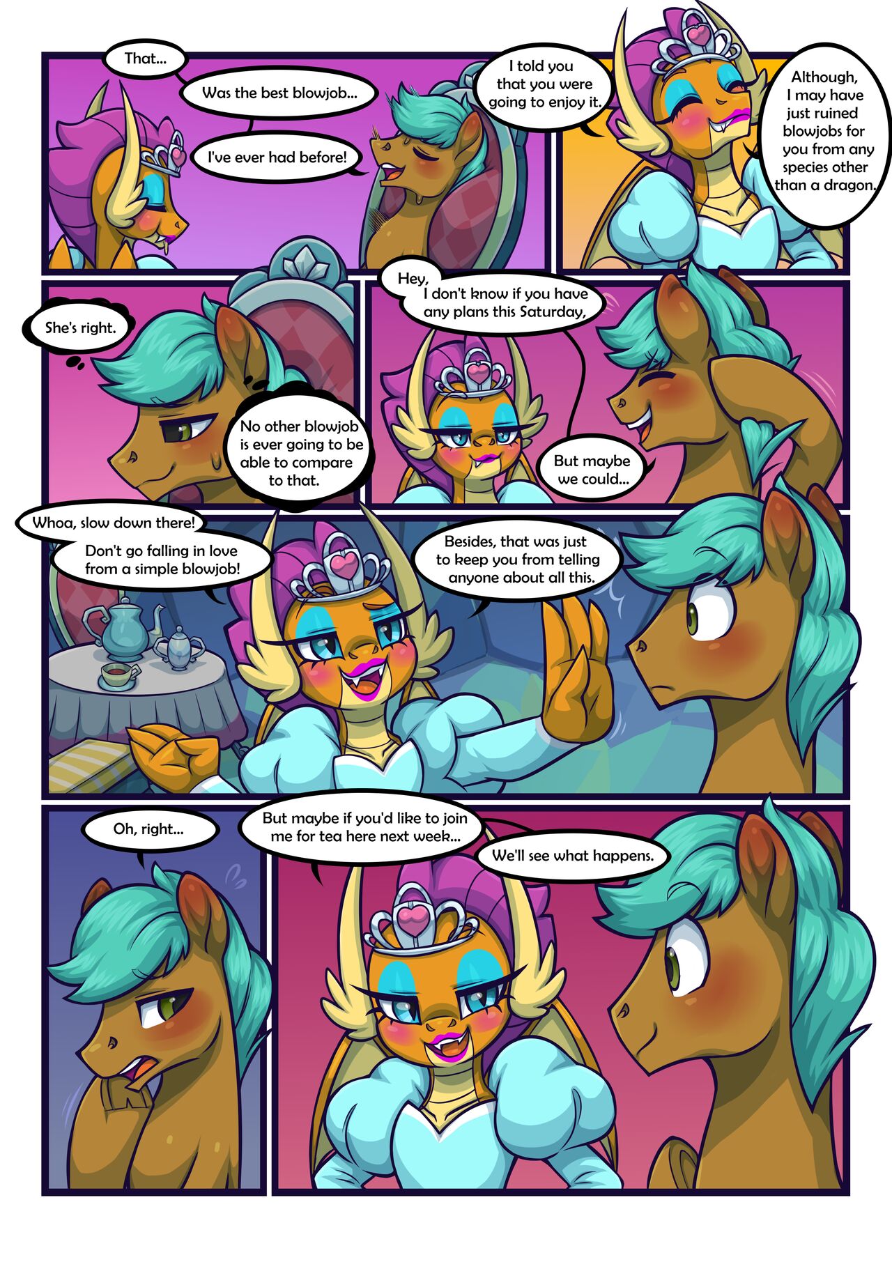 Mathfailure1212's OC x Smolder Comic page 6 full