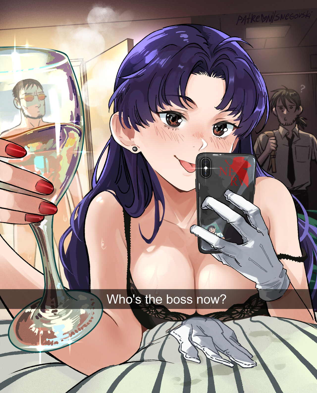 Misato, the boss? page 1 full