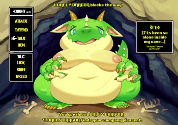 LONELY DRAGON blocks the way! cover