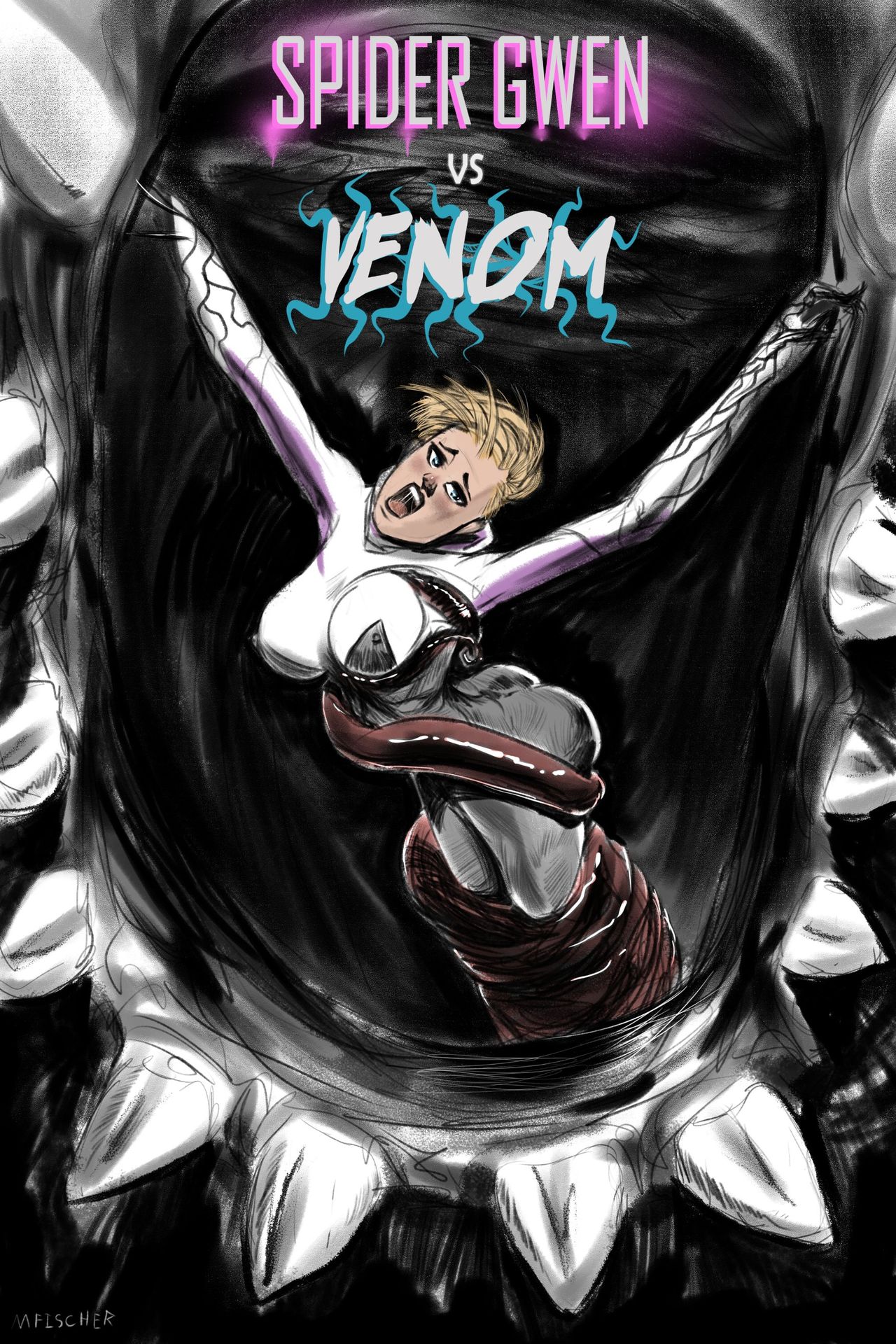 Venom's Kiss #1 - Spider-Gwen vs Venom page 1 full