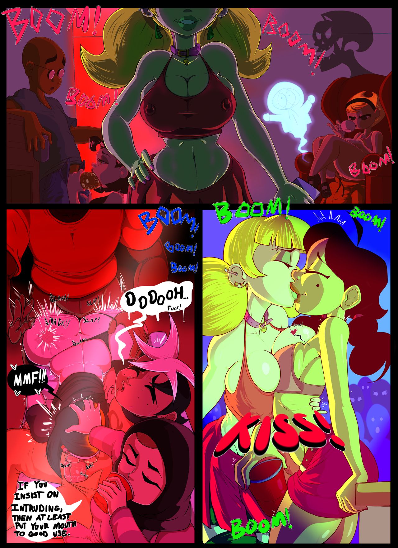 Cartoon College Party page 9 full