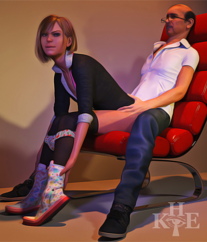 KeyHoleEye - Father and daughter page 4 full