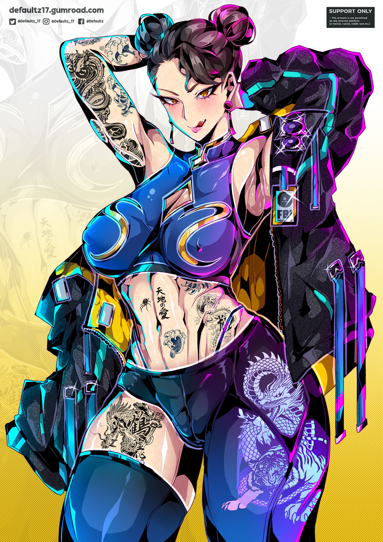 2023 Chun-Li Street Fighter 6 Gumroad Rewards page 4 full