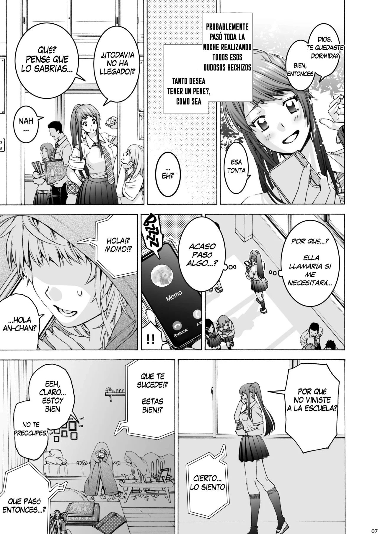 Futanari Apricot &amp; Peach page 7 full