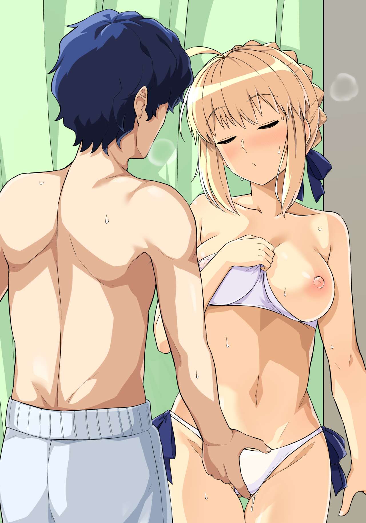 Uwaki suru Saber-san In Kouishitsu page 8 full