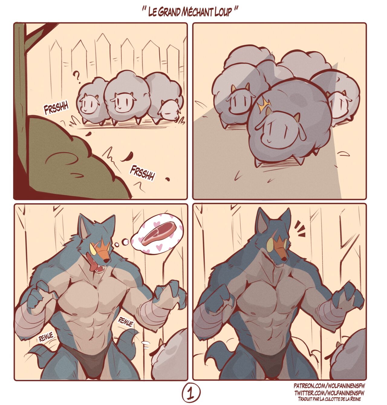 The Bad Wolf | Le Grand Méchant Loup page 1 full