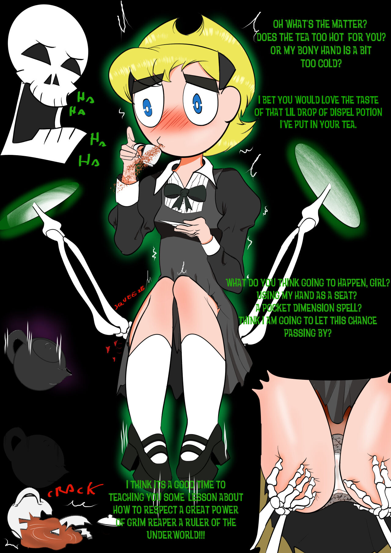 The Grim adventures of Billy and Mandy "Tea with Friends" page 2 full