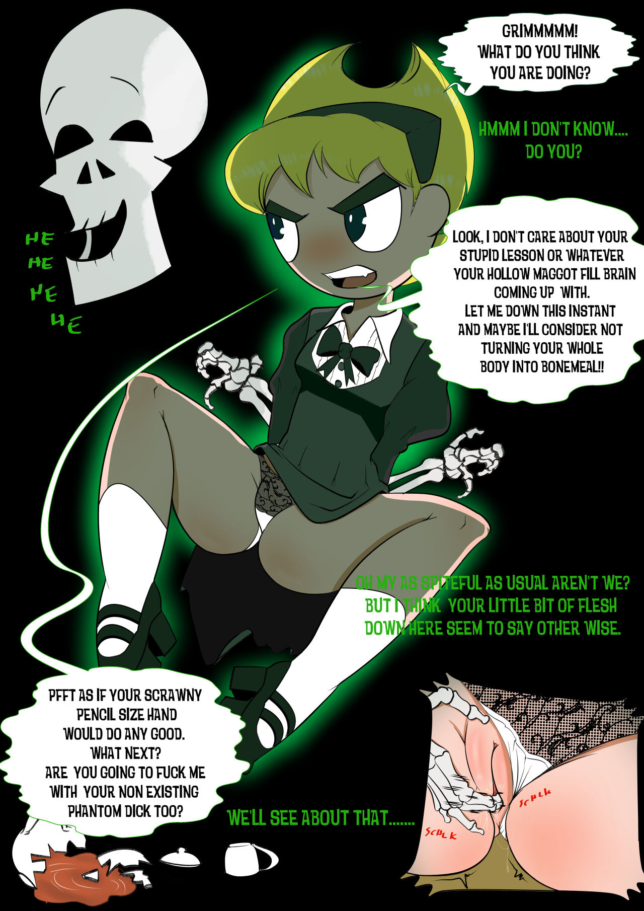 The Grim adventures of Billy and Mandy "Tea with Friends" page 3 full