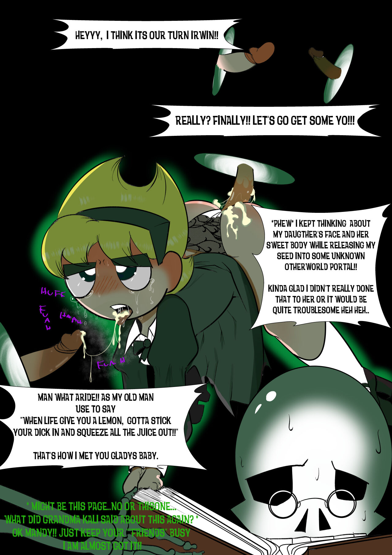 The Grim adventures of Billy and Mandy "Tea with Friends" page 9 full