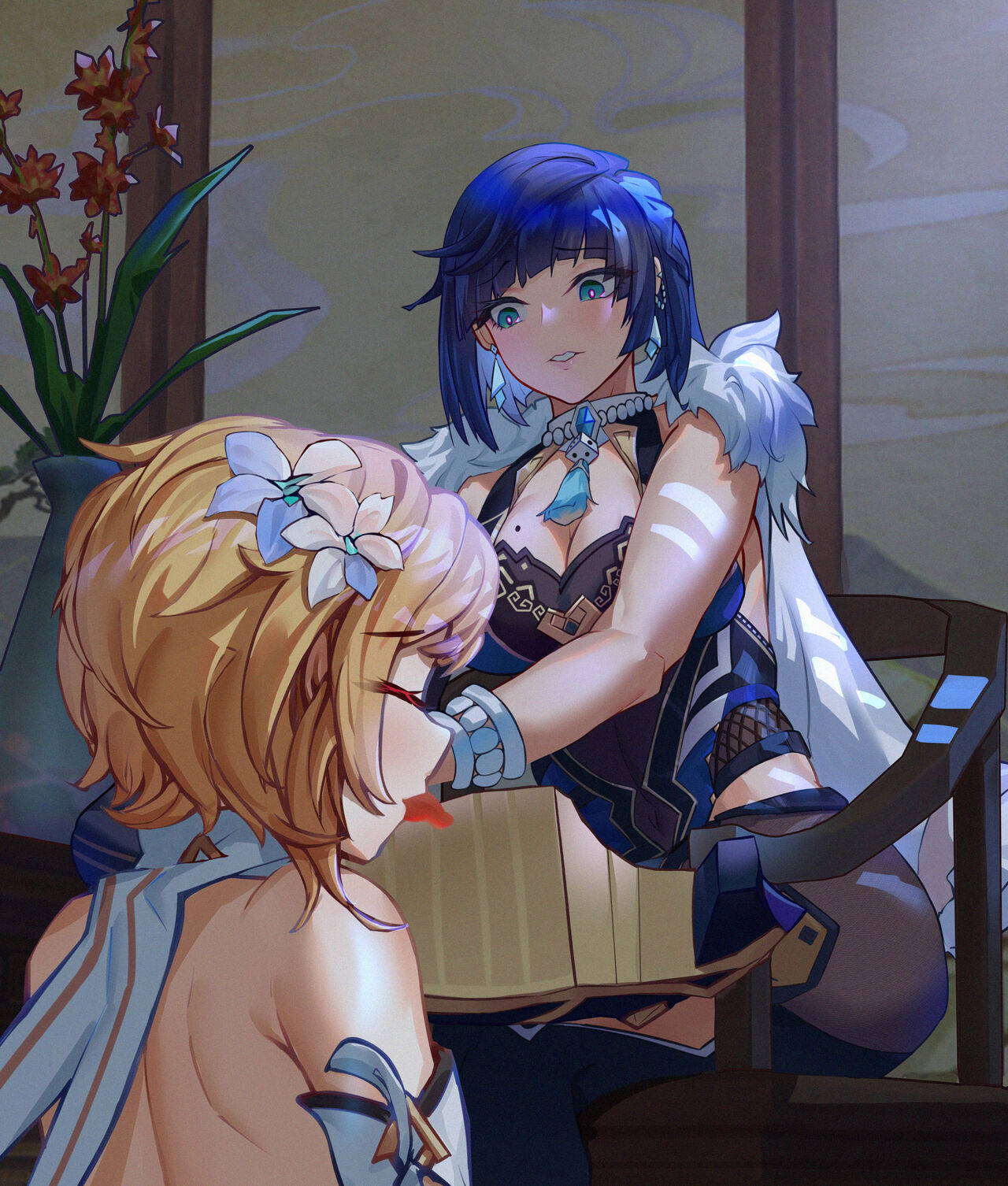 Yelan x Lumine page 4 full