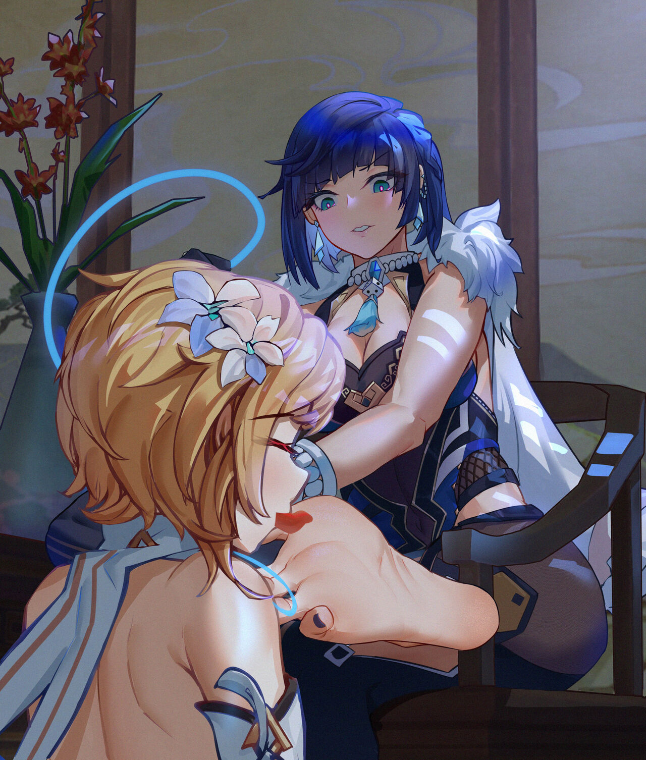 Yelan x Lumine page 7 full