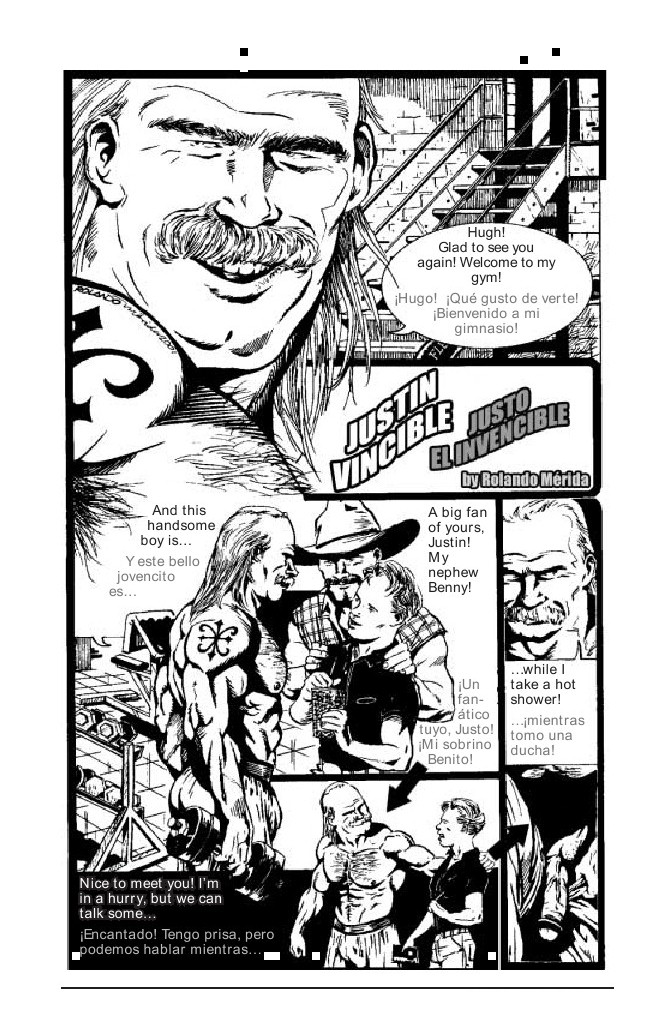 Justin Vincible 1-6 ~ Justo El Invencible 1-6 page 1 full