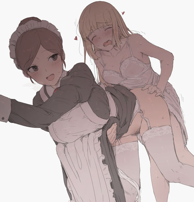 Girl and Her Maids page 2 full