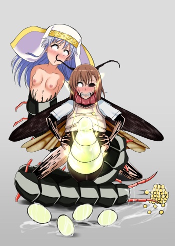 昆虫化して産卵する美琴とインデックス cover