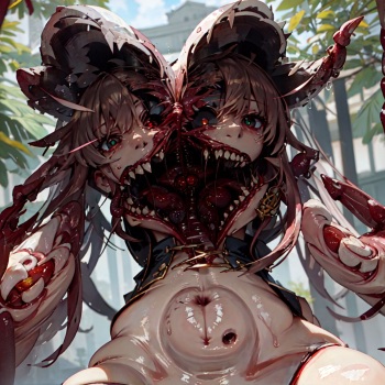 bodyhorror monster-girl cover