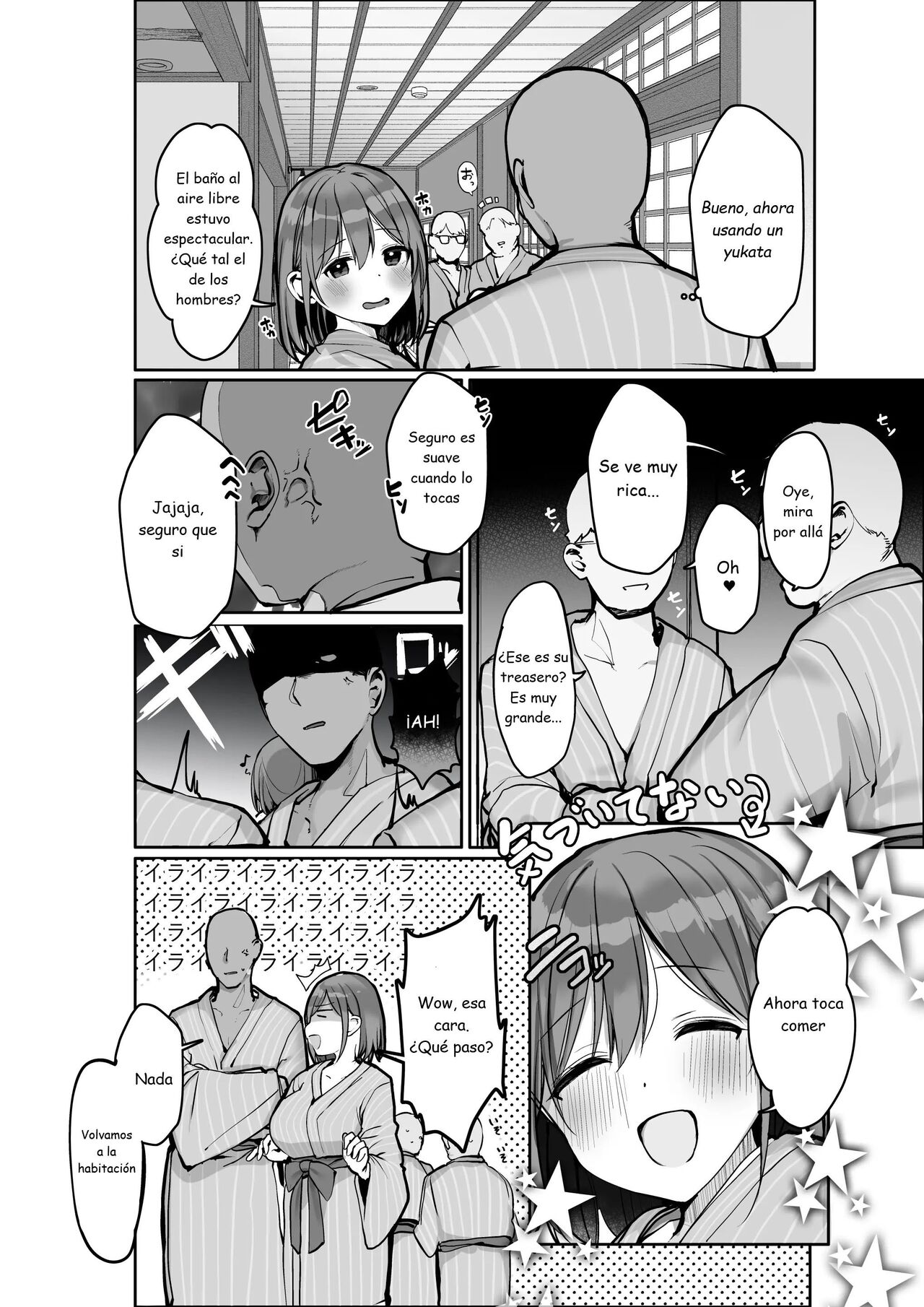 "Chotto dake, kyuukei Shinai...?" Dekachichi Manga ~Nakadashi Dopyu Dopyu Tanetsuke Ryokou~ | "Quiere Visitar Las Aguas Termales Señor?" ¡Viaje para hacer un bebé con una mujer de grandes tetas!   Incomp page 7 full
