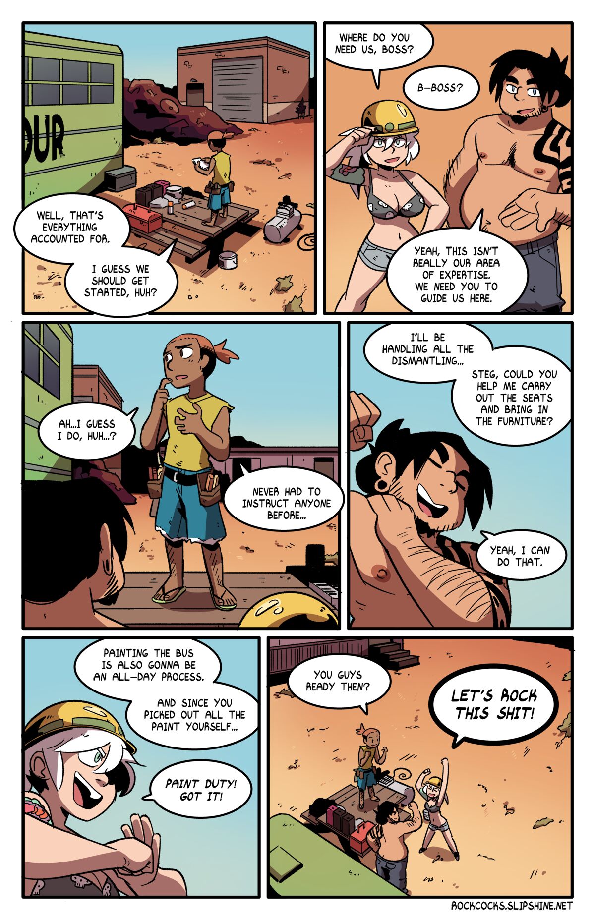 The Rock Cocks - Track 8: Enter the Cockpit page 6 full