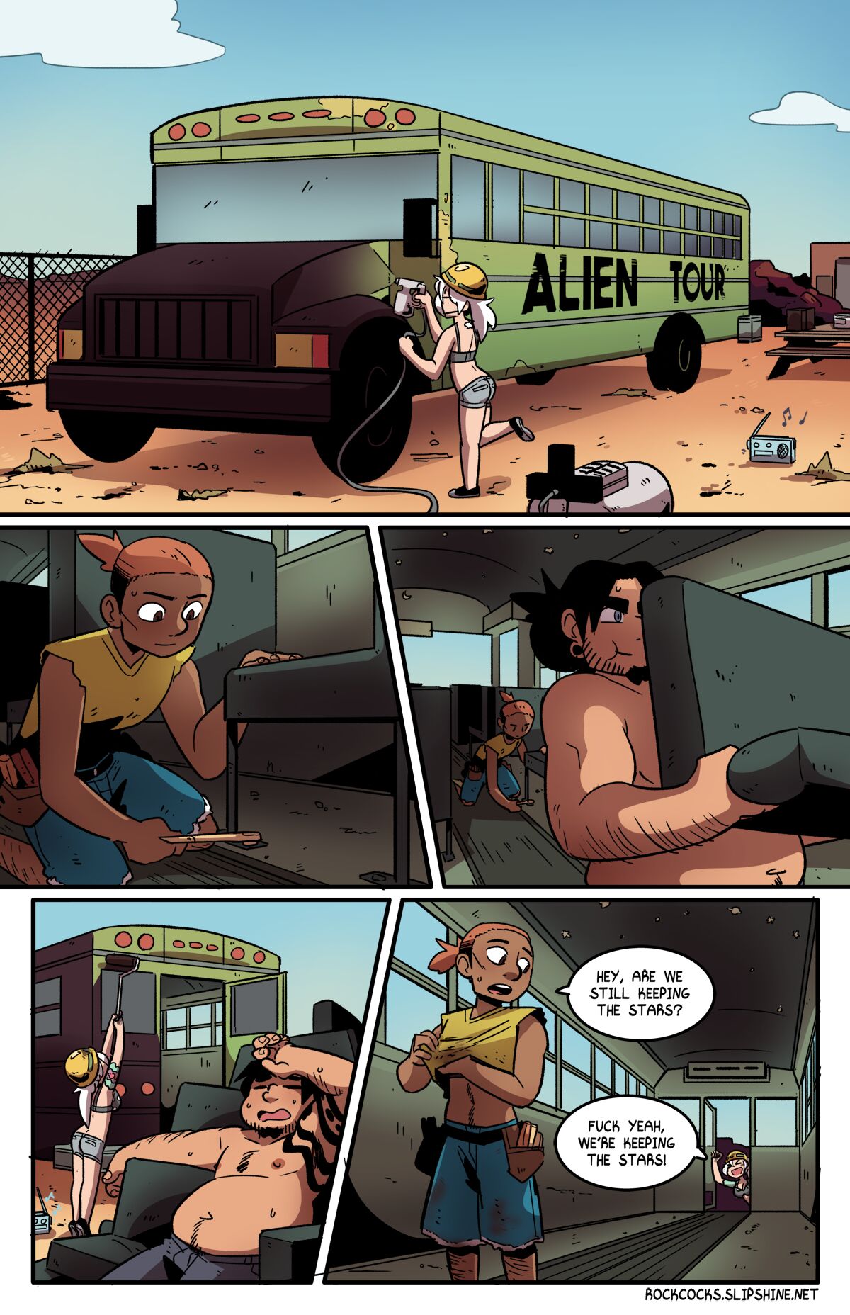 The Rock Cocks - Track 8: Enter the Cockpit page 7 full
