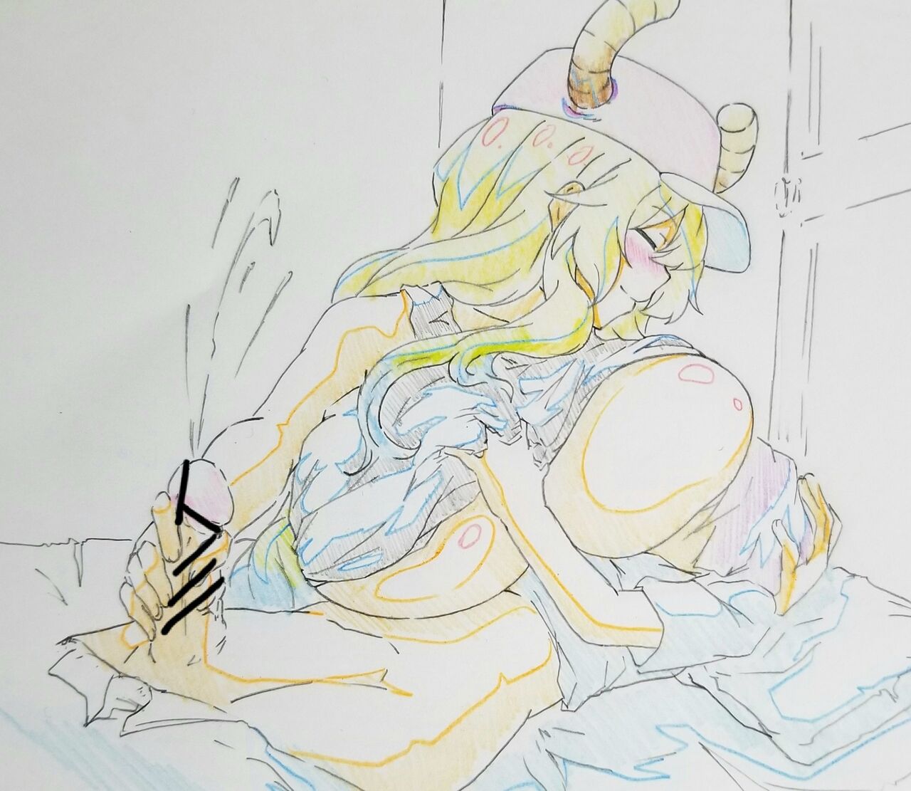Lucoa Gives Magatsuchi A Handjob page 6 full