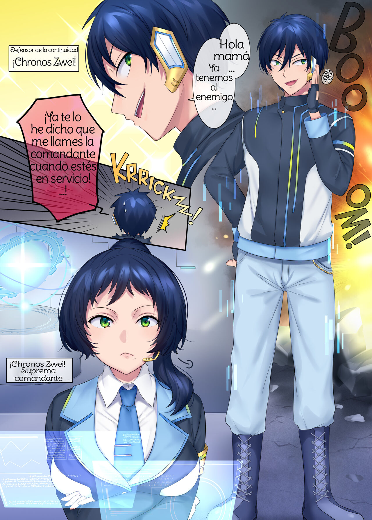 Hero TS Kako Kaihen ~Anata wa Zako Sentouin no Ko Datta yo ne~ | The hero got his past rewritten and turned into a woman! ~You're my low level combatant's daughter, aren't you?~ Spanish page 3 full