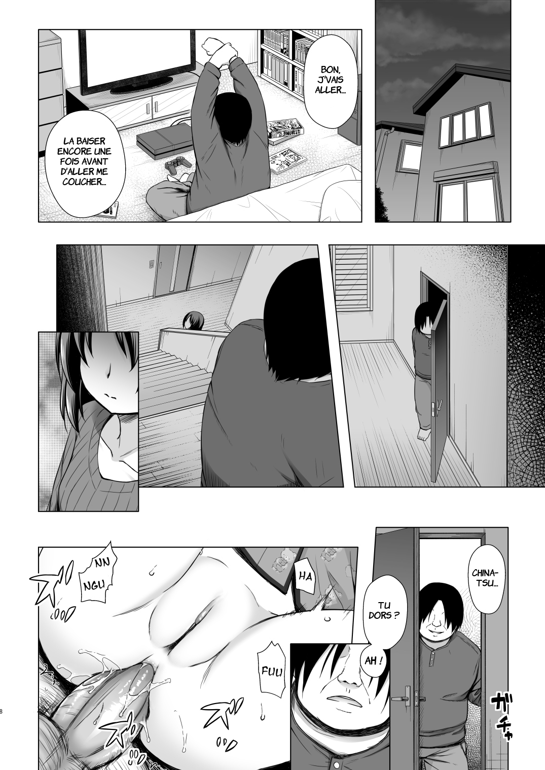 Chichi to Ani to Dorei na Watashi 4 | Mon Beau-père, Mon Beau-frère Et L'esclave, Moi 4 page 7 full