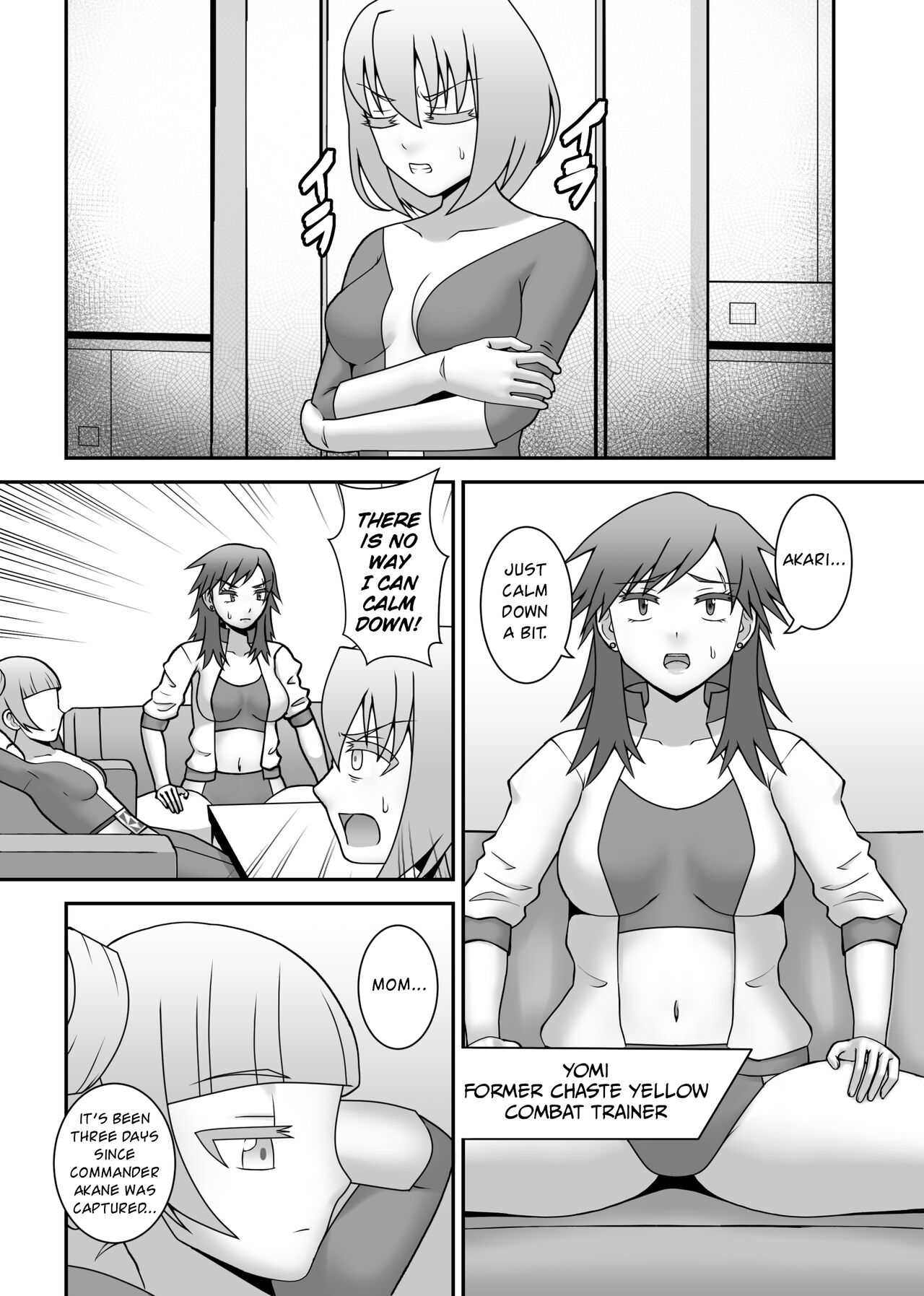 Teisou Sentai Virginal Colors Ch.5 | Chastity Sentai Chaste Colors Ch. 5 page 3 full