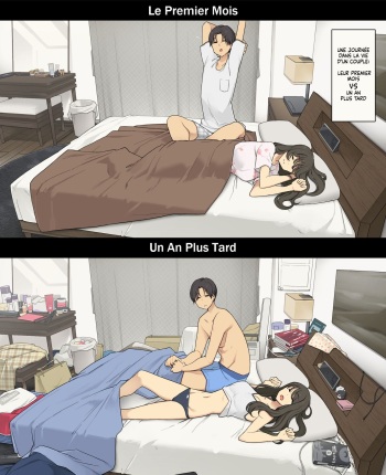 A Day in the Life of a Couple: Their First Month Living Together vs. One Year Later | Une journée dans la vie d'un couple : Premier mois vs un an plus tard cover