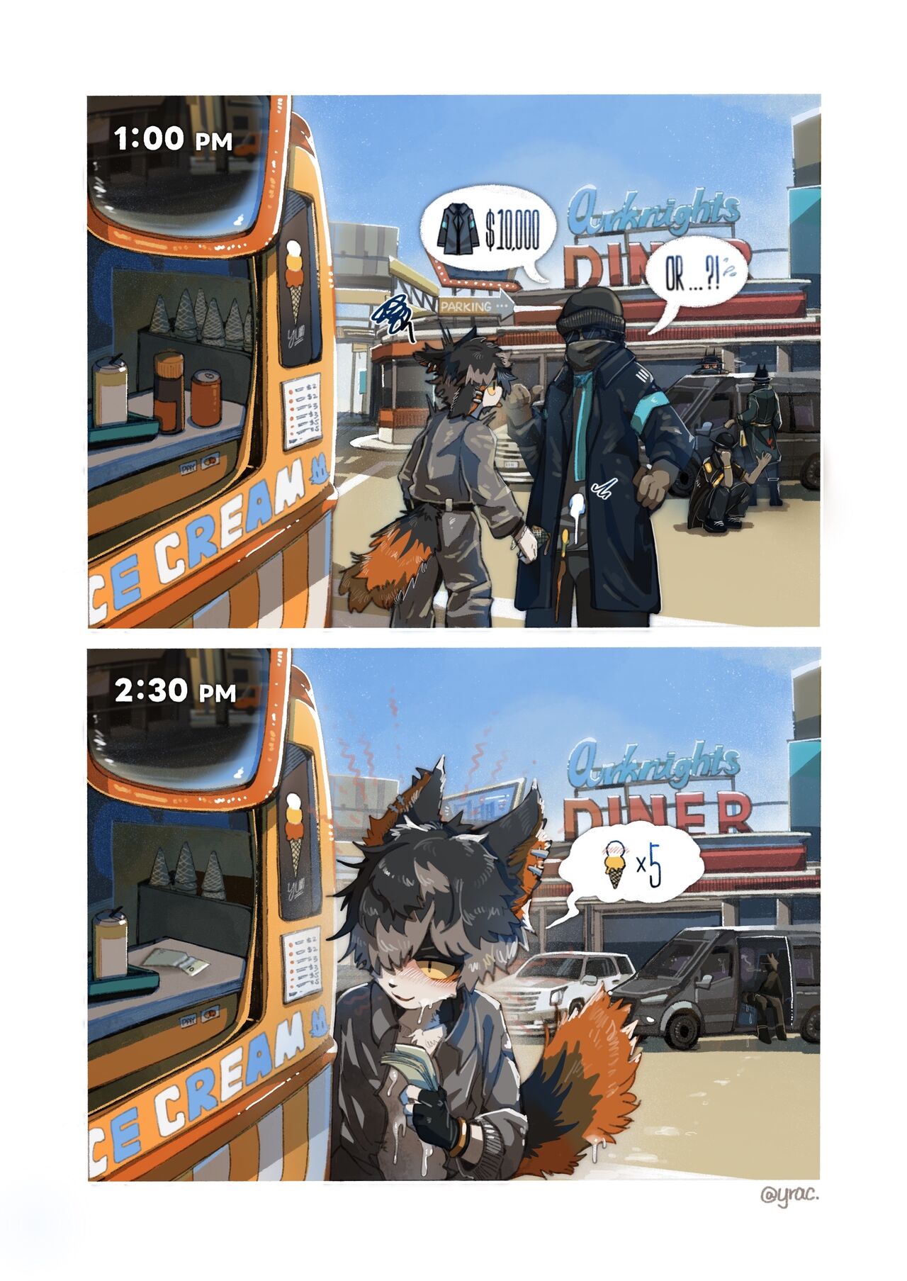 冰淇淋意外 The Ice Cream Accident｜Arknights / Aak page 2 full