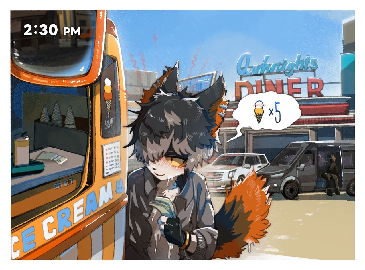 冰淇淋意外 The Ice Cream Accident｜Arknights / Aak page 6 full