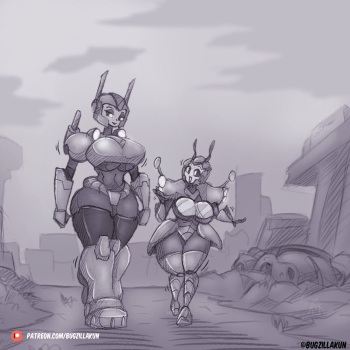 Transformers X Fallout Crossover cover