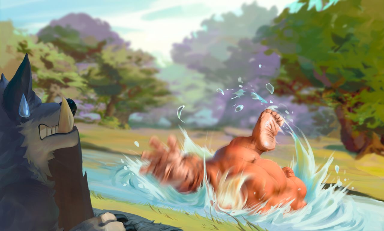 Bath in the Forest page 5 full