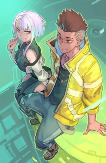 Rebecca x Lucy x David cover