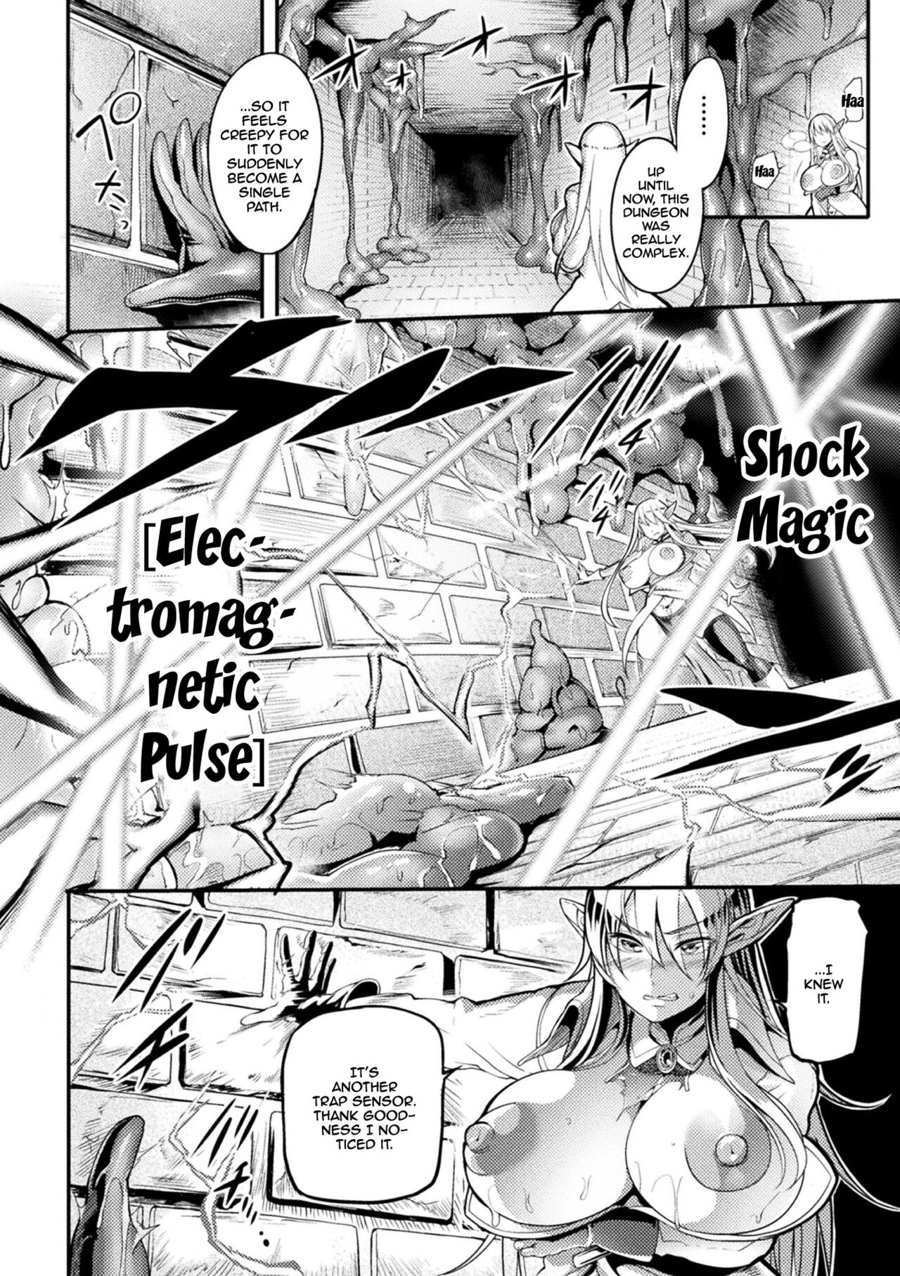 Ero Trap Dungeon! Elf kari no Shokushuana Ep.2 | Lewd Trap Dungeon! The Elf Hunting Tentacle Hole Ep.2 page 6 full