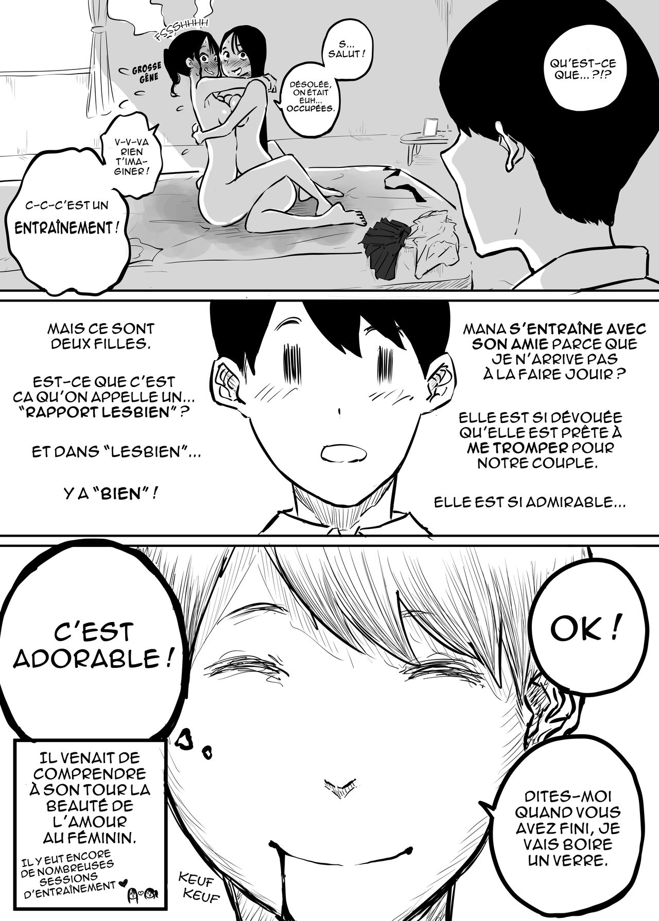 Kareshi to no Ecchi ga Jouzu ni Dekiru you ni Ecchi no Renshuu Aite o Shite kureru Onna Tomodachi | Mon amie m'entraîne au lit pour que je sois meilleure avec mon copain page 4 full