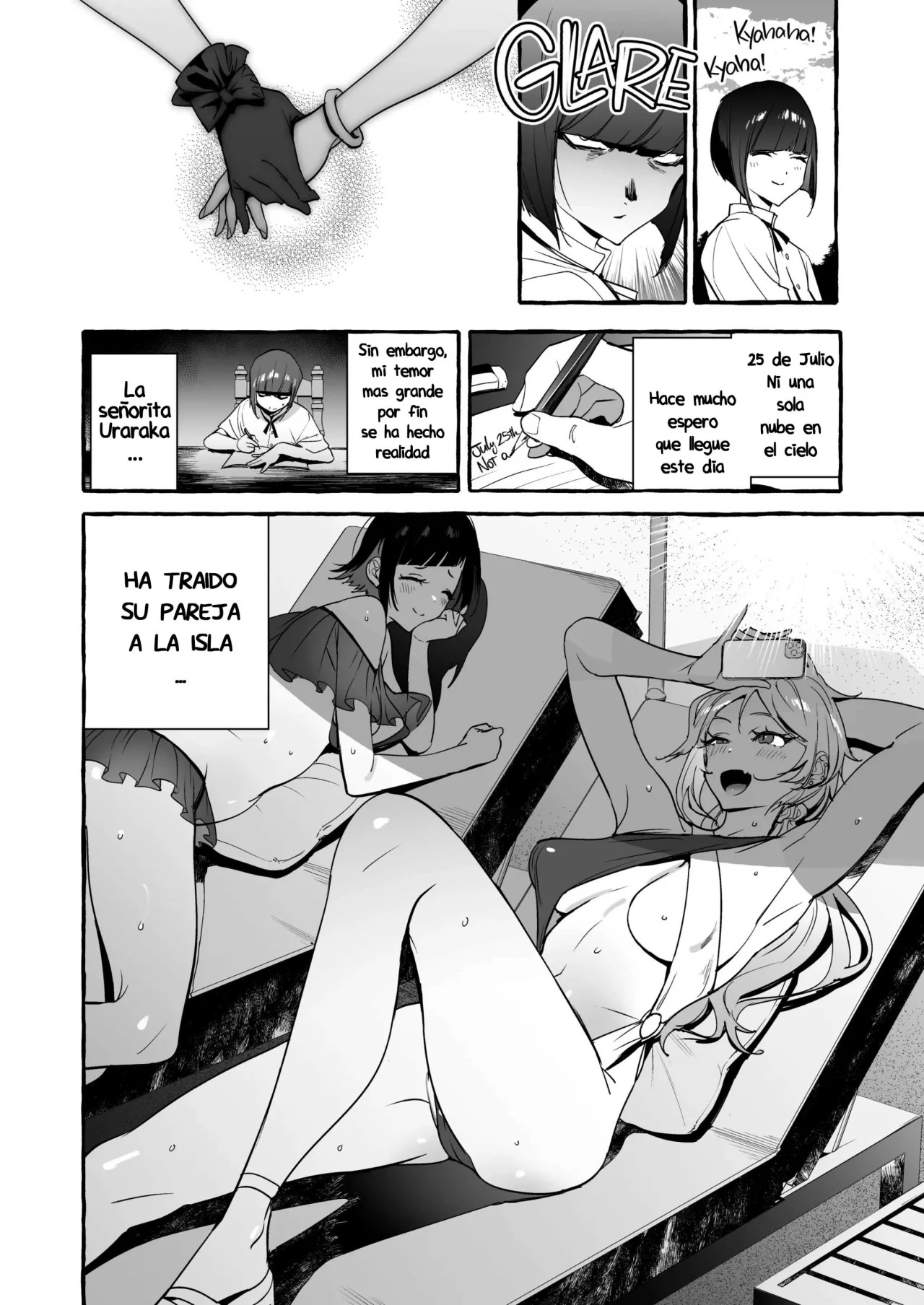 Futanari-san to Nonke-san Vacance Hen | Straight Girl Meets Futa: Vacation Arc page 5 full