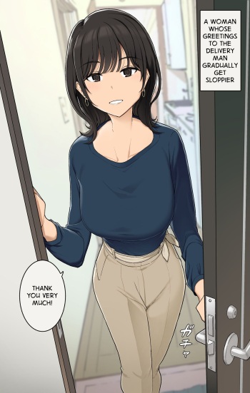 Takuhaibin no Uketorikata ga Dandan Darashinaku Natte Iku OL-chan  | A Woman Whose Greetings to the Delivery Man Gradually Get Sloppier cover