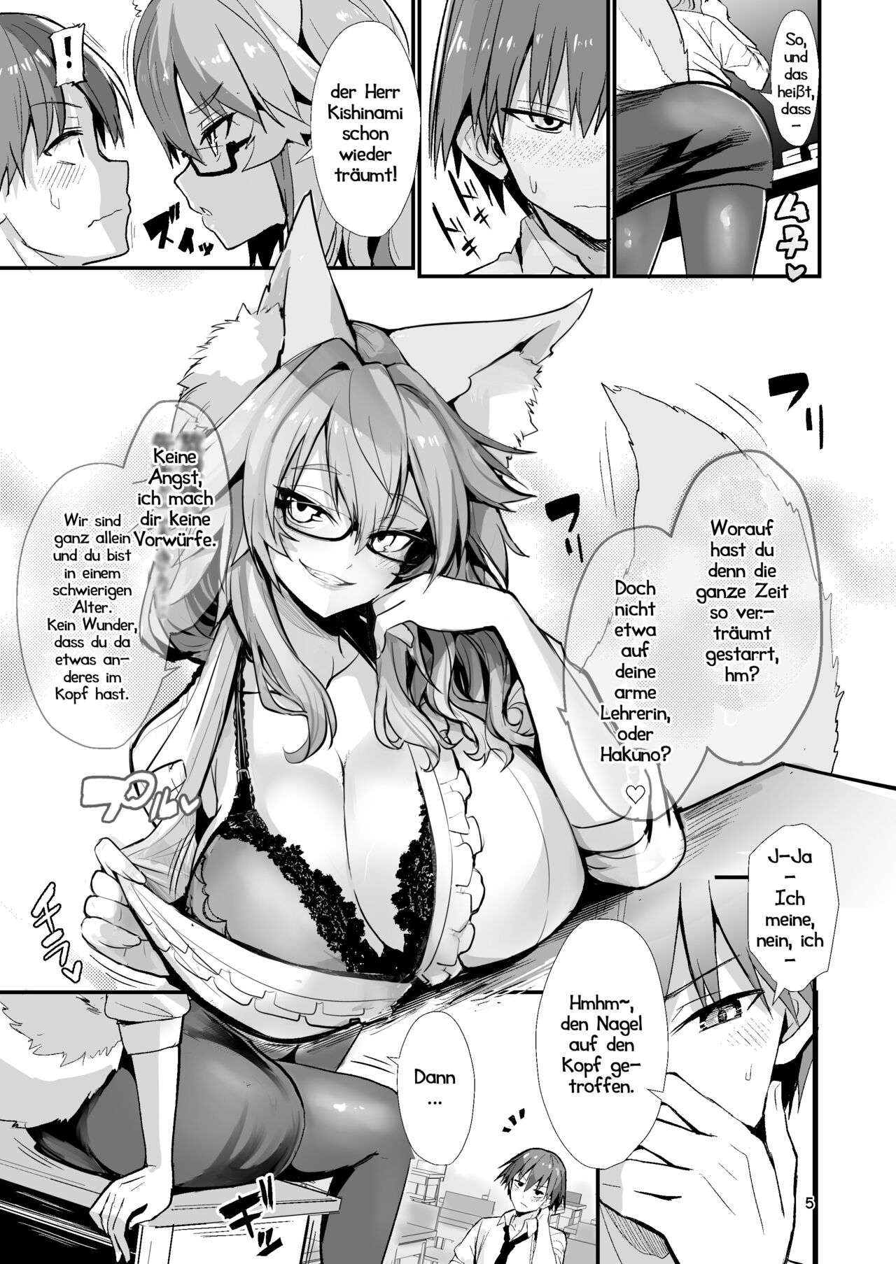 Bijin Jokyoushi Tamamo-chan - Beautiful Female Tacher Tamamo-chan. | Nachhilfe bei Frau Tamamo page 4 full