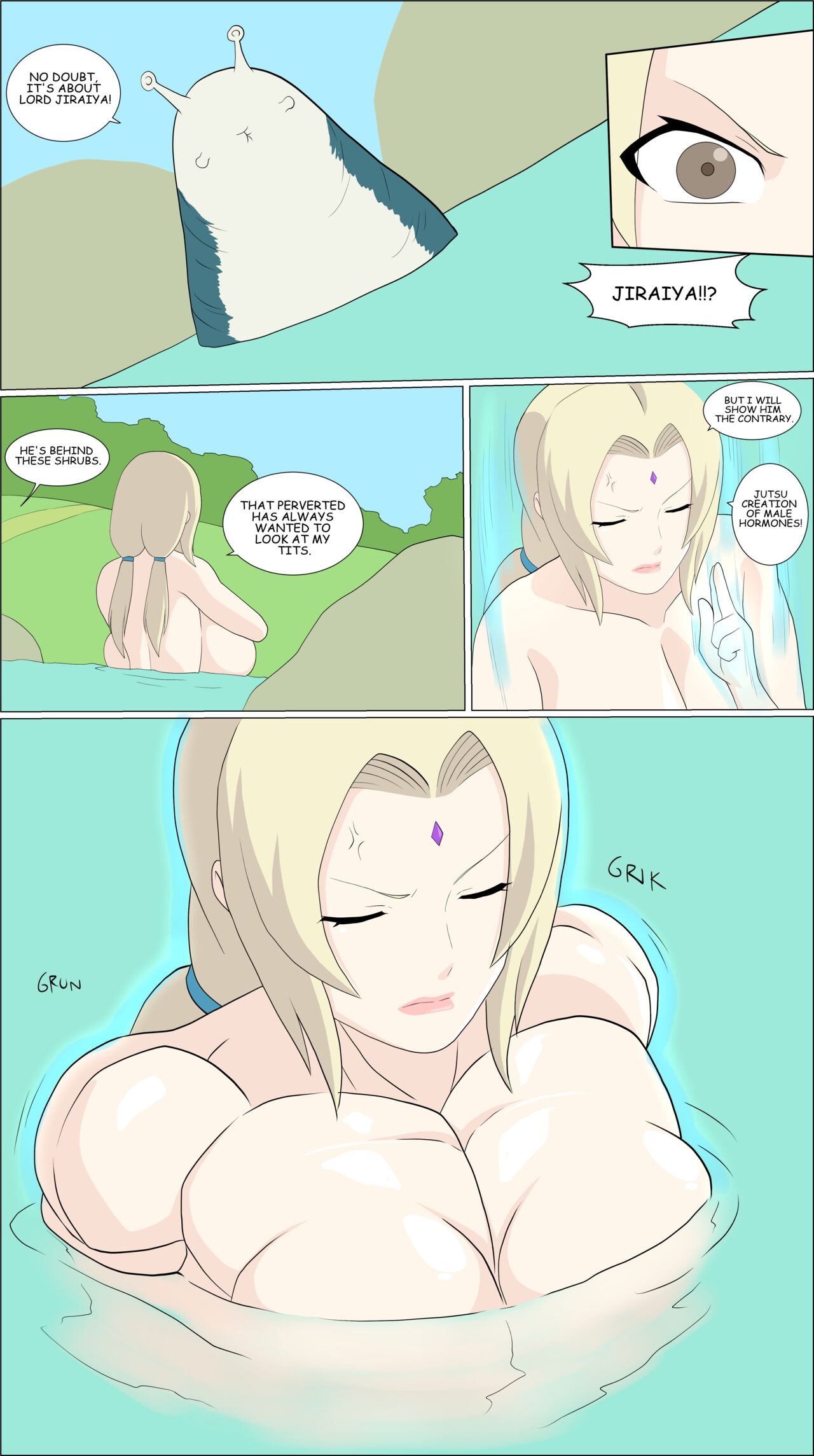 Tsunade VS Jiraiya page 5 full