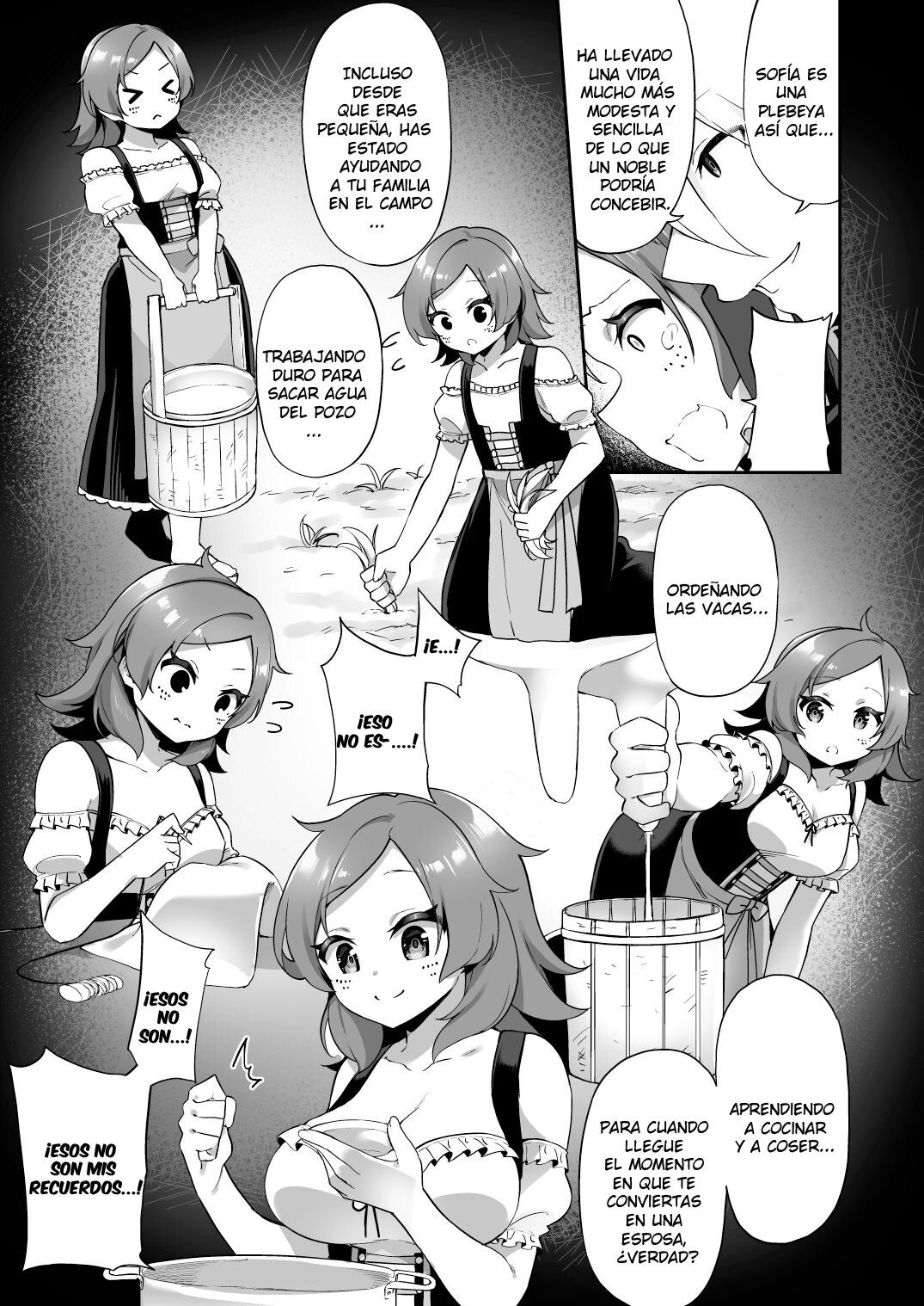 Kuni de Ichiban no Kizoku ga Noumin Musume ni Kaihen Sarechau Ohanashi | La Historia De Como La Aristócrata Mas Importante Del País Se Transformo En Una Campesina page 8 full