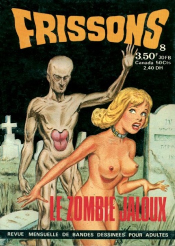 PFA - Frissons #08 Le zombie jaloux - b Le cheval zombie cover