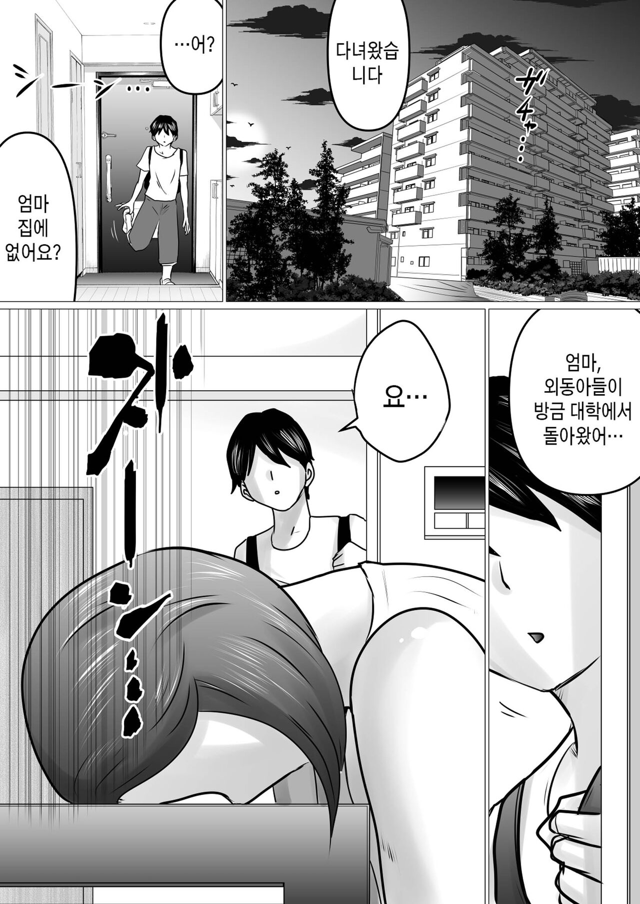 Jukubo to Futari de, Love Hotel . ~ Haha to Musuko… Misshitsu de Sugosu Kindan no Ichiya ~ | 요염한 엄마와 둘이서 러브호텔. ~ 엄마와 아들... 밀실에서 보내는 금단의 하룻밤 page 2 full