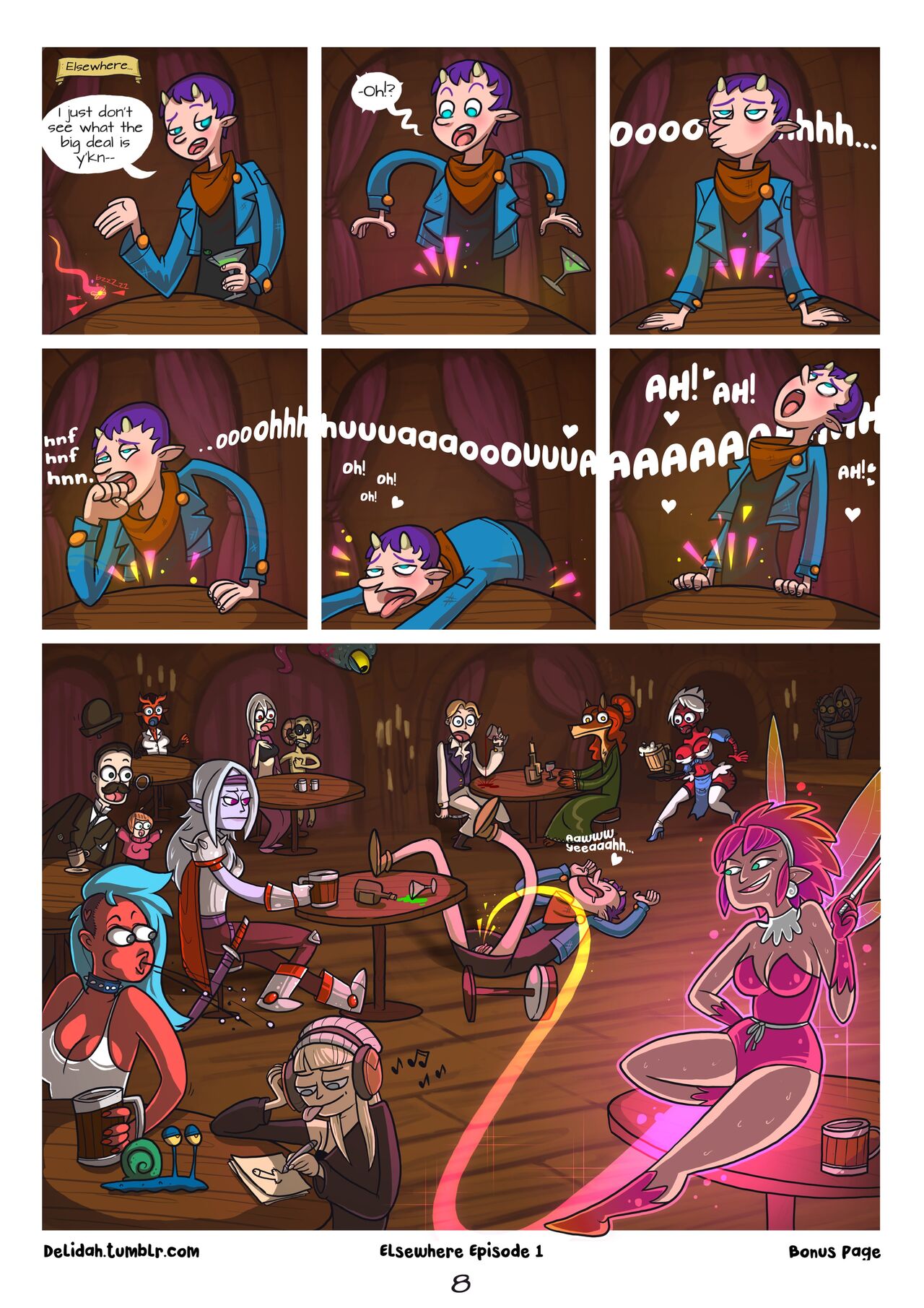 Elsewhere: Love⭑Sex⭑Magic page 8 full