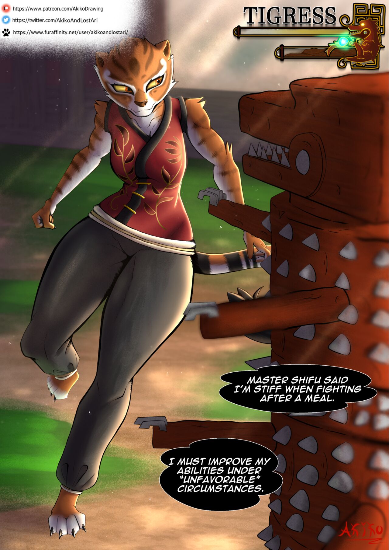 Tigress's Special Training Session page 1 full
